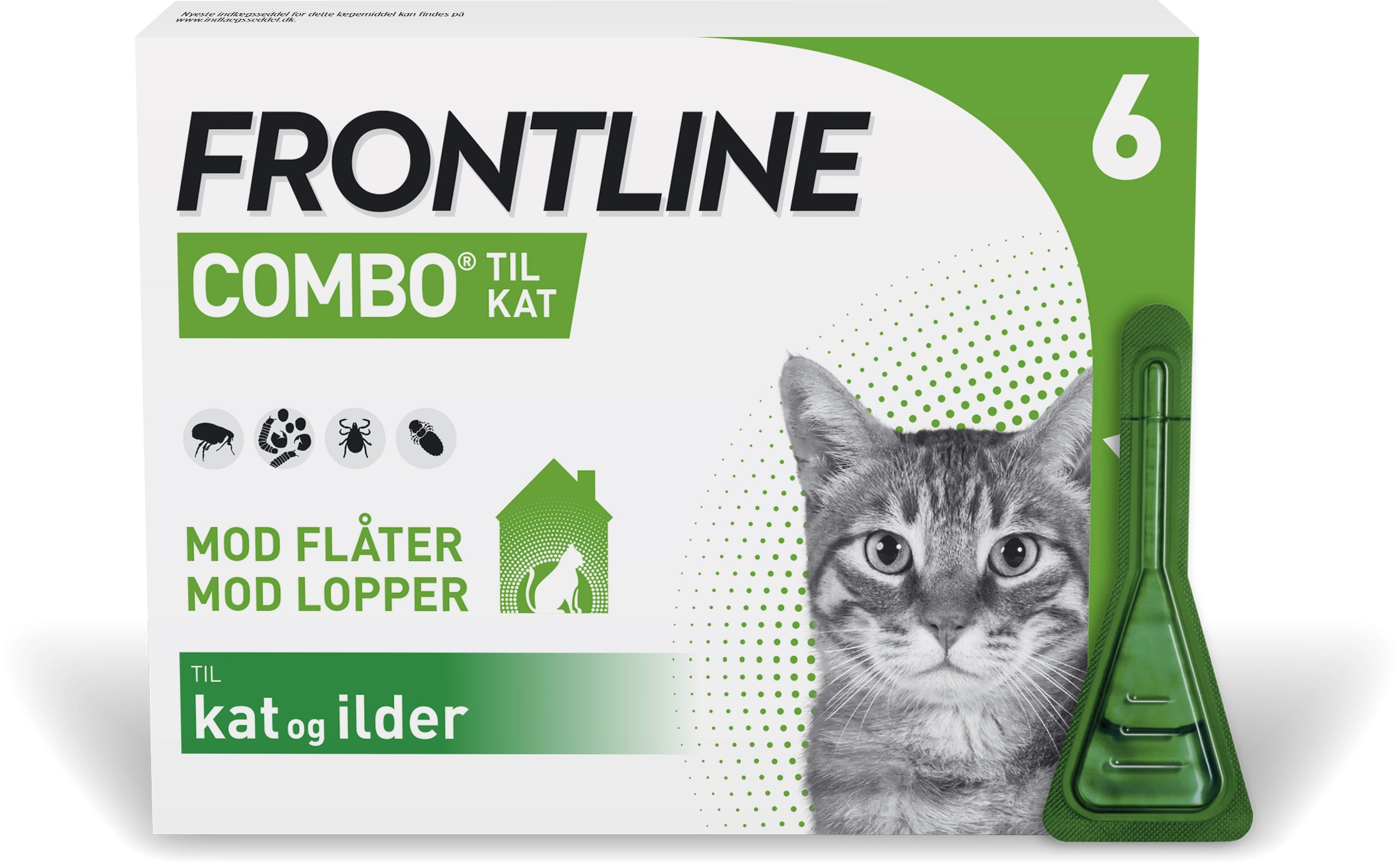 Frontline Combo 6 x 0,5 ml til kat og ilder